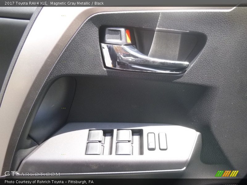 Magnetic Gray Metallic / Black 2017 Toyota RAV4 XLE