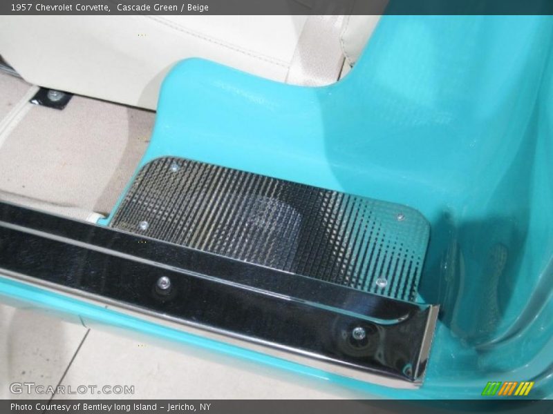 Cascade Green / Beige 1957 Chevrolet Corvette