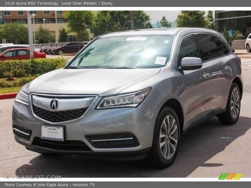 Lunar Silver Metallic / Ebony 2016 Acura MDX Technology