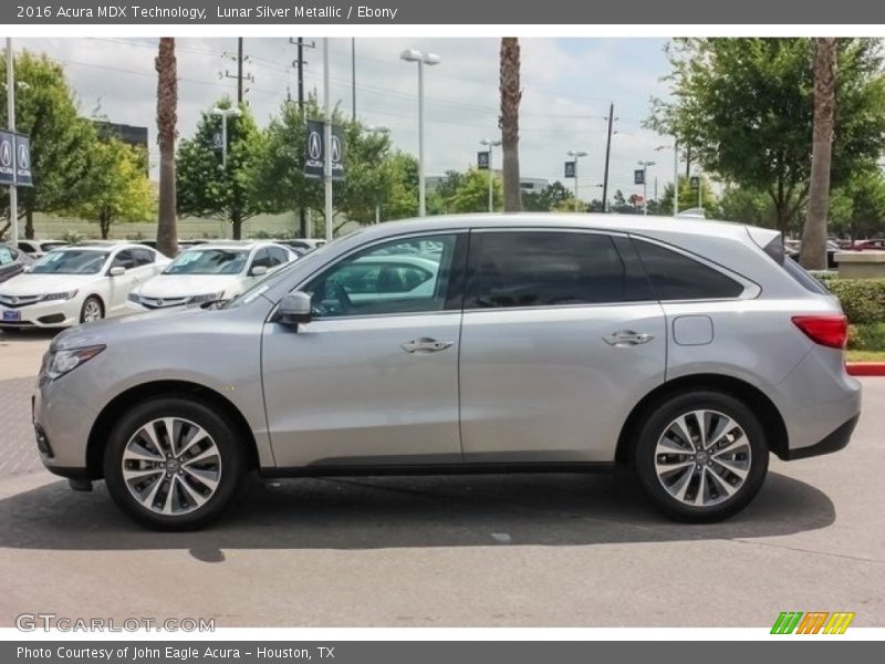 Lunar Silver Metallic / Ebony 2016 Acura MDX Technology