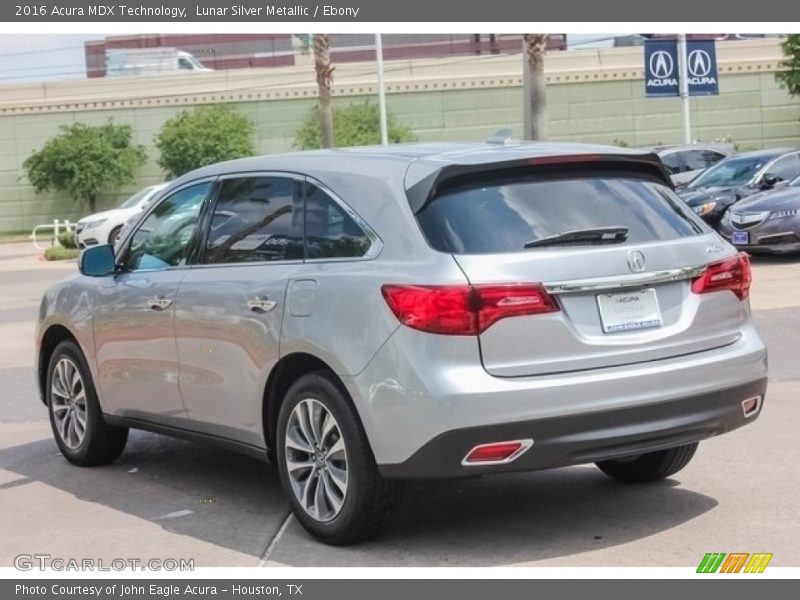Lunar Silver Metallic / Ebony 2016 Acura MDX Technology