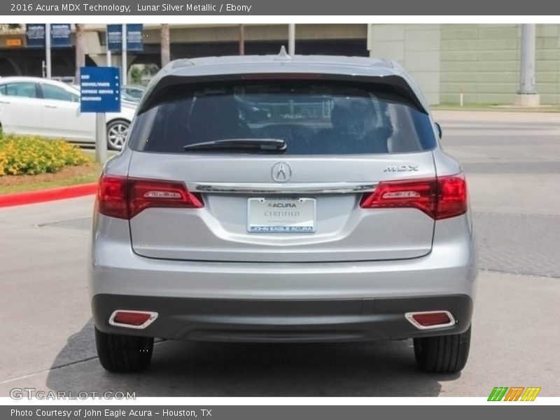 Lunar Silver Metallic / Ebony 2016 Acura MDX Technology