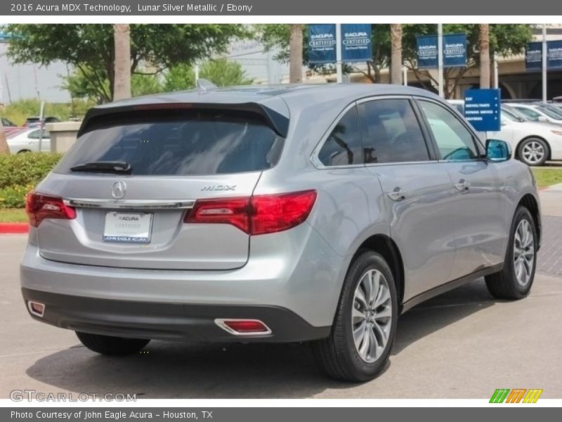 Lunar Silver Metallic / Ebony 2016 Acura MDX Technology