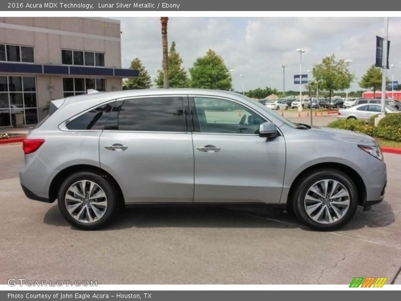 Lunar Silver Metallic / Ebony 2016 Acura MDX Technology