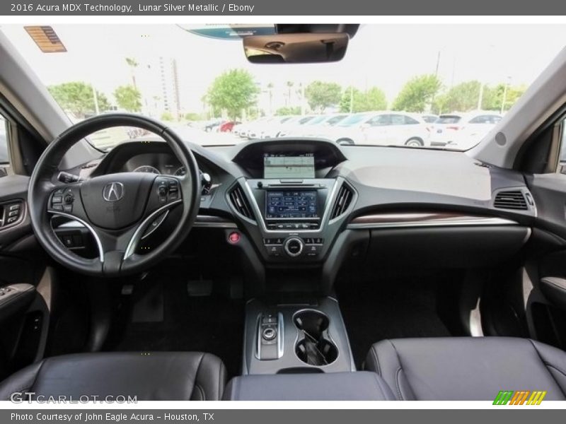 Lunar Silver Metallic / Ebony 2016 Acura MDX Technology
