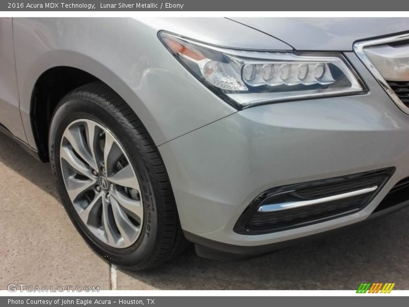 Lunar Silver Metallic / Ebony 2016 Acura MDX Technology