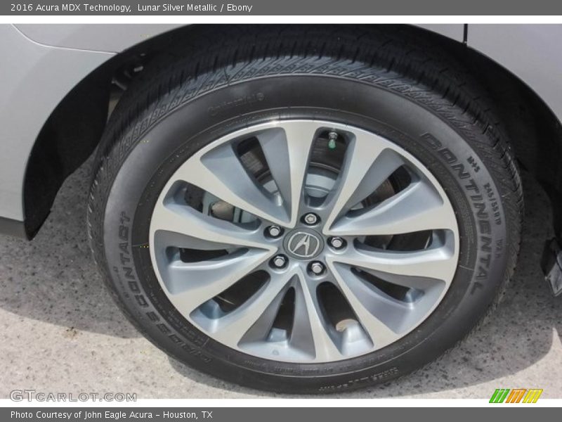Lunar Silver Metallic / Ebony 2016 Acura MDX Technology