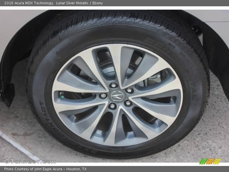 Lunar Silver Metallic / Ebony 2016 Acura MDX Technology