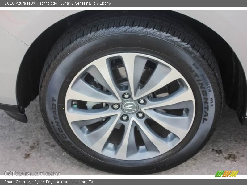 Lunar Silver Metallic / Ebony 2016 Acura MDX Technology