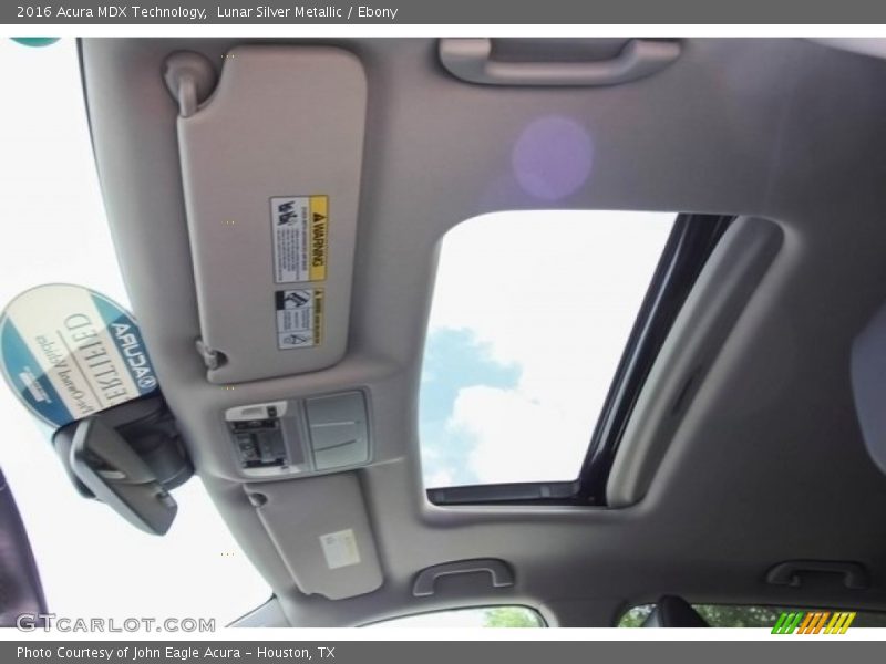 Lunar Silver Metallic / Ebony 2016 Acura MDX Technology