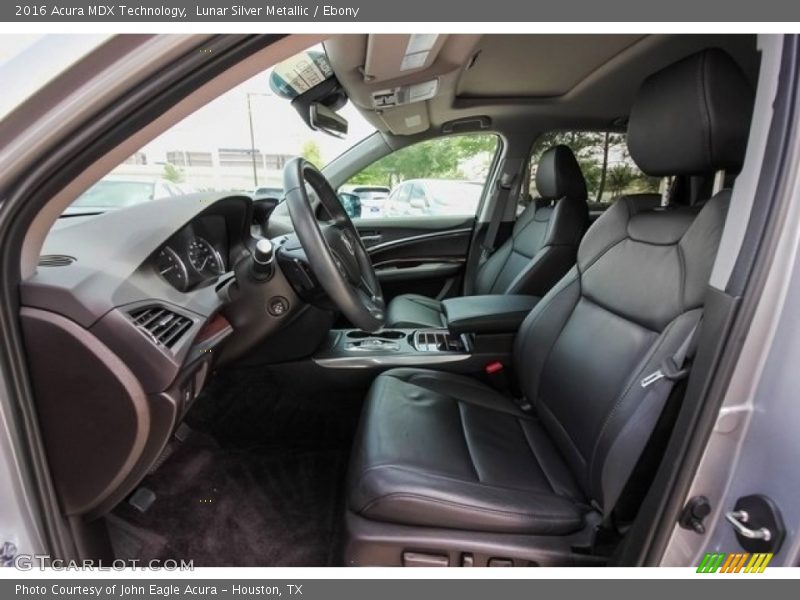Lunar Silver Metallic / Ebony 2016 Acura MDX Technology