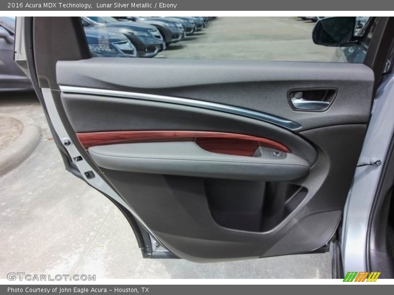 Lunar Silver Metallic / Ebony 2016 Acura MDX Technology