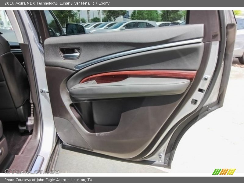 Lunar Silver Metallic / Ebony 2016 Acura MDX Technology