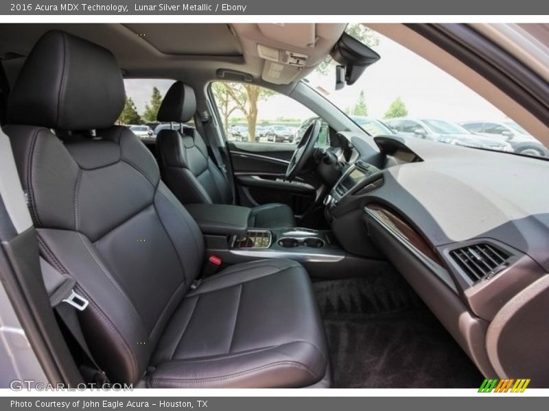 Lunar Silver Metallic / Ebony 2016 Acura MDX Technology