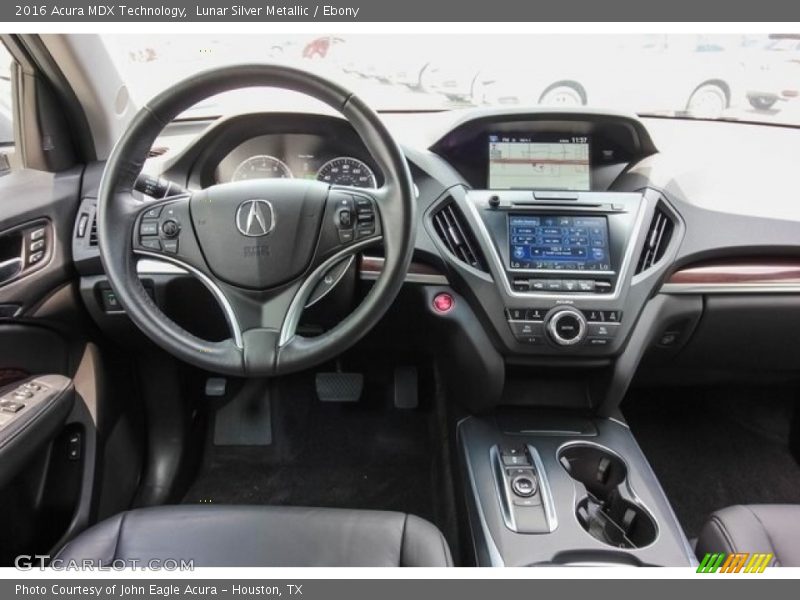 Lunar Silver Metallic / Ebony 2016 Acura MDX Technology