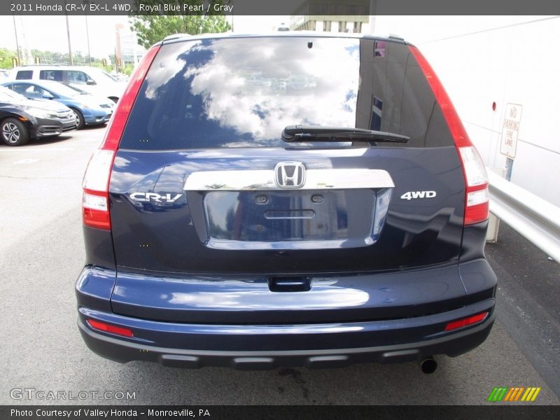 Royal Blue Pearl / Gray 2011 Honda CR-V EX-L 4WD