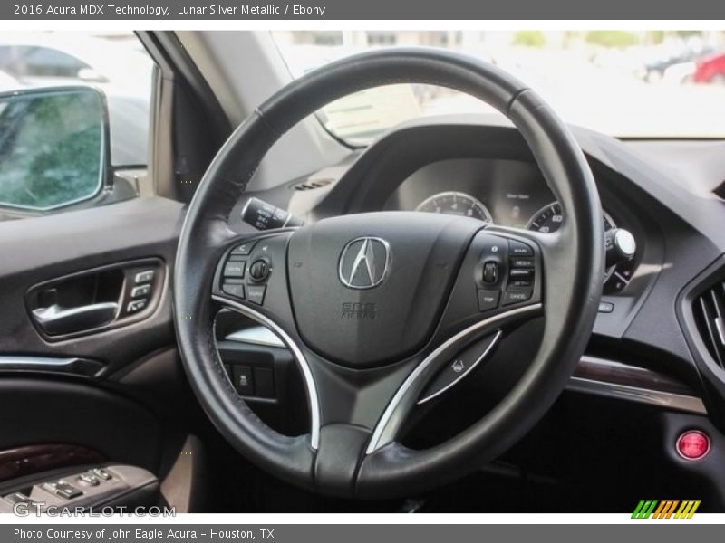 Lunar Silver Metallic / Ebony 2016 Acura MDX Technology