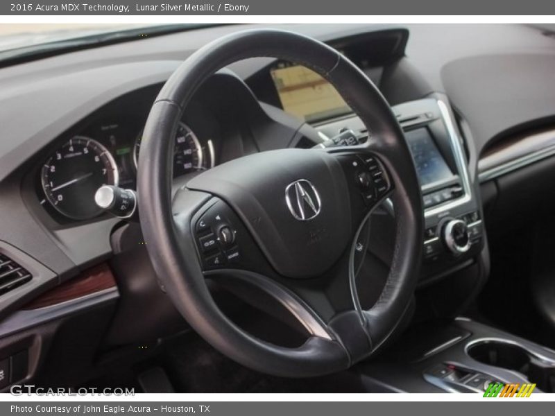 Lunar Silver Metallic / Ebony 2016 Acura MDX Technology