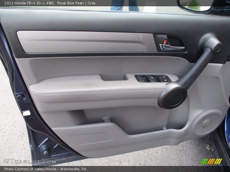 Royal Blue Pearl / Gray 2011 Honda CR-V EX-L 4WD