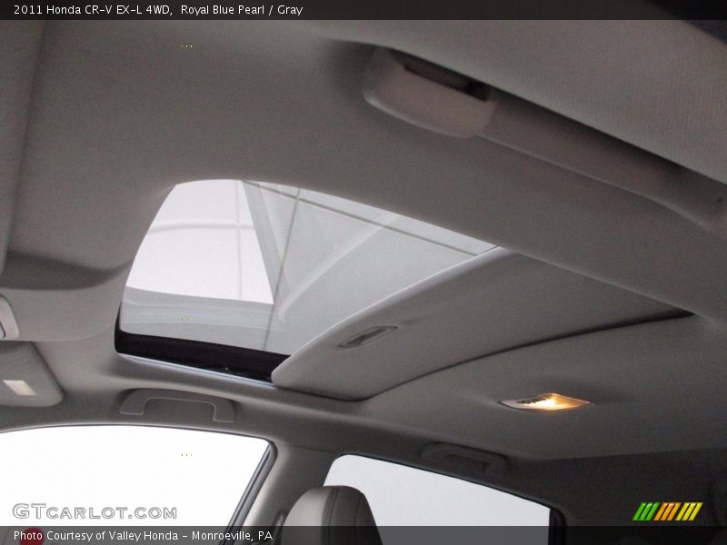 Royal Blue Pearl / Gray 2011 Honda CR-V EX-L 4WD