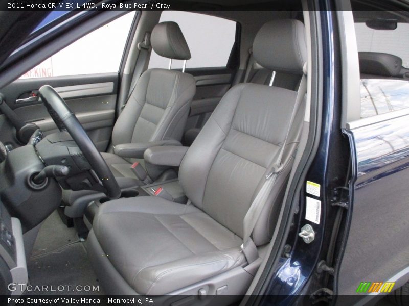 Royal Blue Pearl / Gray 2011 Honda CR-V EX-L 4WD