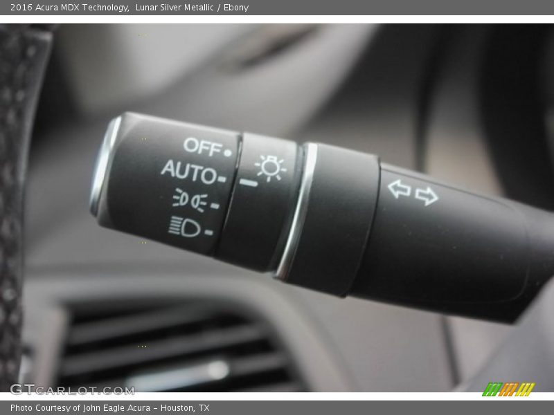Lunar Silver Metallic / Ebony 2016 Acura MDX Technology