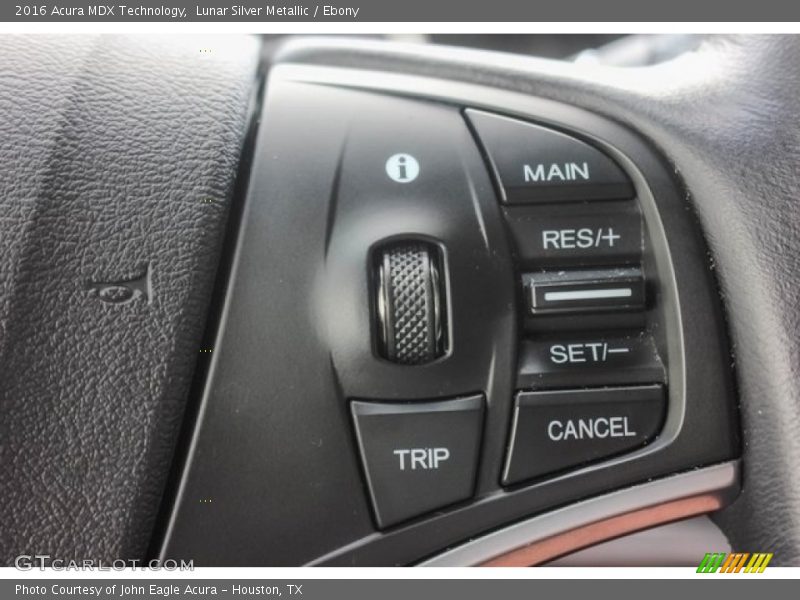 Lunar Silver Metallic / Ebony 2016 Acura MDX Technology
