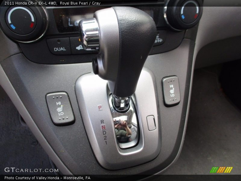 Royal Blue Pearl / Gray 2011 Honda CR-V EX-L 4WD