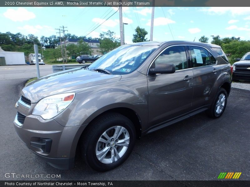 Mocha Steel Metallic / Jet Black/Light Titanium 2010 Chevrolet Equinox LS AWD