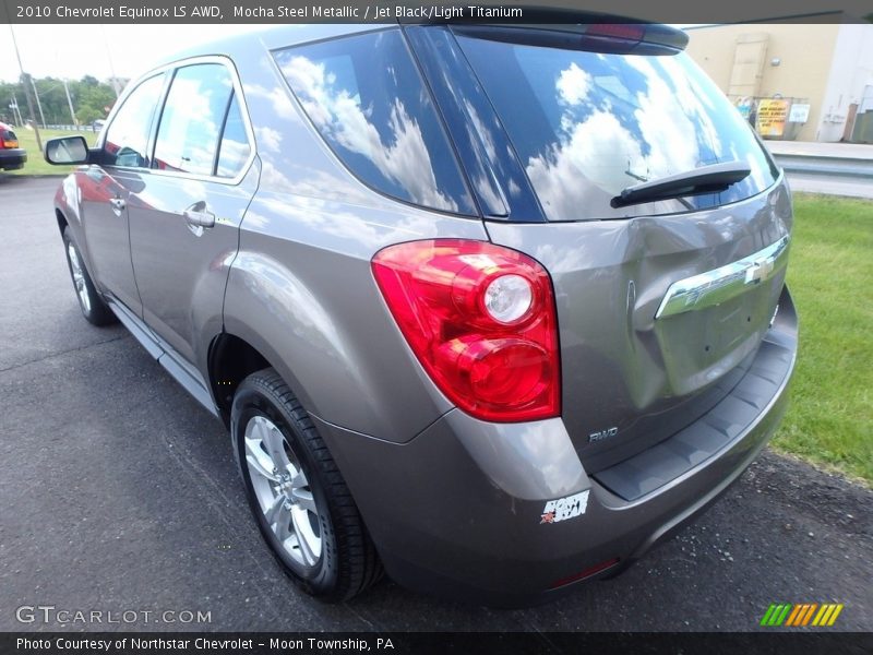 Mocha Steel Metallic / Jet Black/Light Titanium 2010 Chevrolet Equinox LS AWD