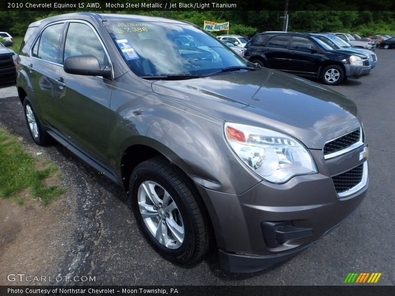 Mocha Steel Metallic / Jet Black/Light Titanium 2010 Chevrolet Equinox LS AWD