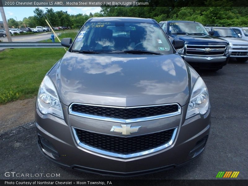 Mocha Steel Metallic / Jet Black/Light Titanium 2010 Chevrolet Equinox LS AWD