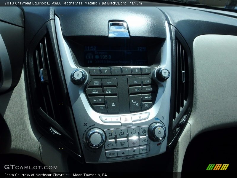 Mocha Steel Metallic / Jet Black/Light Titanium 2010 Chevrolet Equinox LS AWD