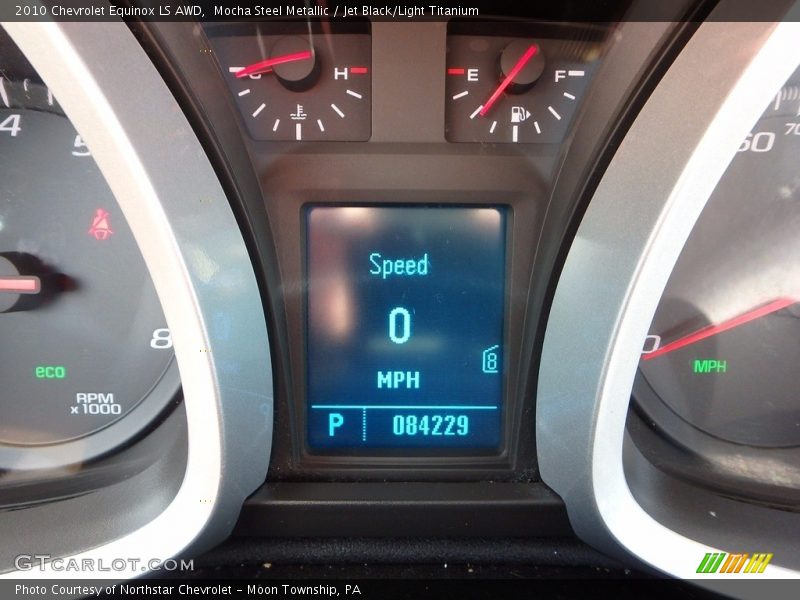 Mocha Steel Metallic / Jet Black/Light Titanium 2010 Chevrolet Equinox LS AWD