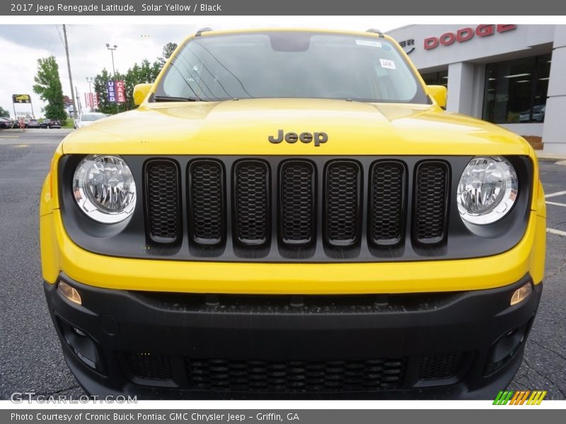 Solar Yellow / Black 2017 Jeep Renegade Latitude