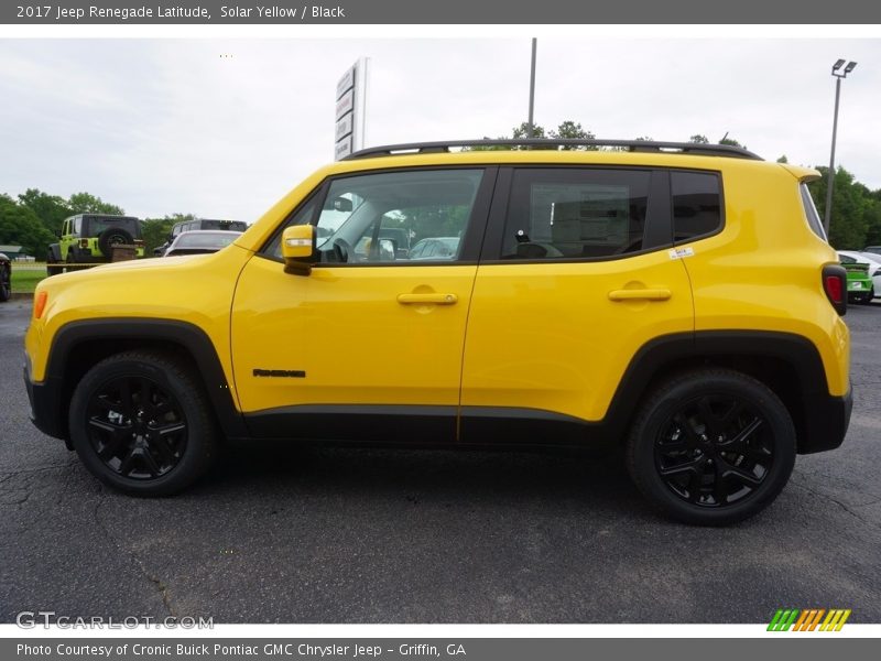 Solar Yellow / Black 2017 Jeep Renegade Latitude