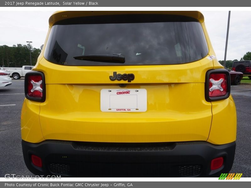 Solar Yellow / Black 2017 Jeep Renegade Latitude