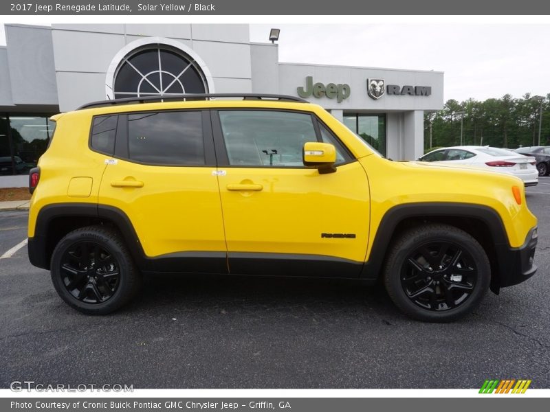 Solar Yellow / Black 2017 Jeep Renegade Latitude
