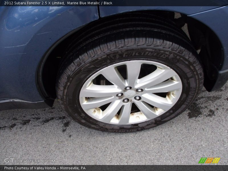 Marine Blue Metallic / Black 2012 Subaru Forester 2.5 X Limited
