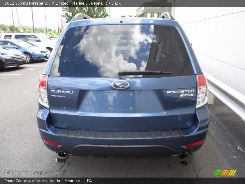 Marine Blue Metallic / Black 2012 Subaru Forester 2.5 X Limited
