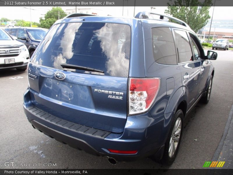 Marine Blue Metallic / Black 2012 Subaru Forester 2.5 X Limited