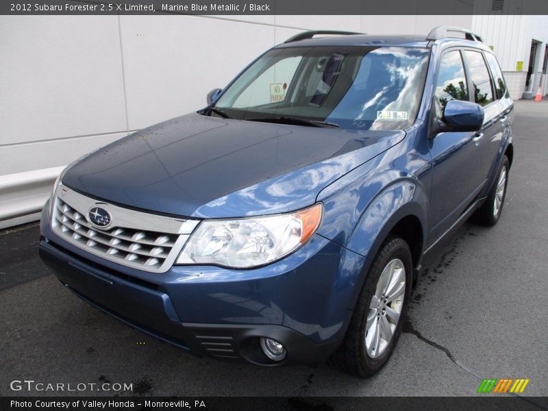 Marine Blue Metallic / Black 2012 Subaru Forester 2.5 X Limited