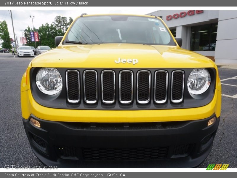 Solar Yellow / Black 2017 Jeep Renegade Sport