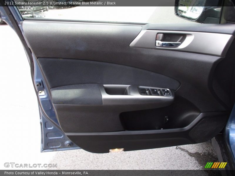 Marine Blue Metallic / Black 2012 Subaru Forester 2.5 X Limited