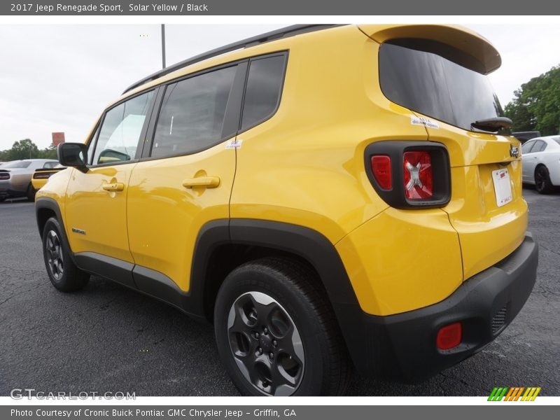Solar Yellow / Black 2017 Jeep Renegade Sport