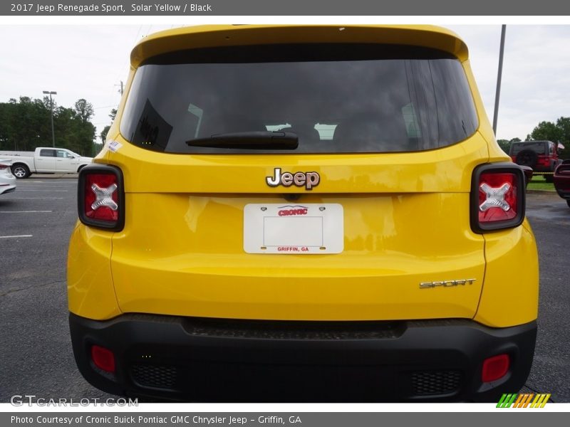 Solar Yellow / Black 2017 Jeep Renegade Sport