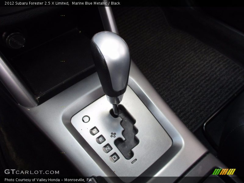 Marine Blue Metallic / Black 2012 Subaru Forester 2.5 X Limited