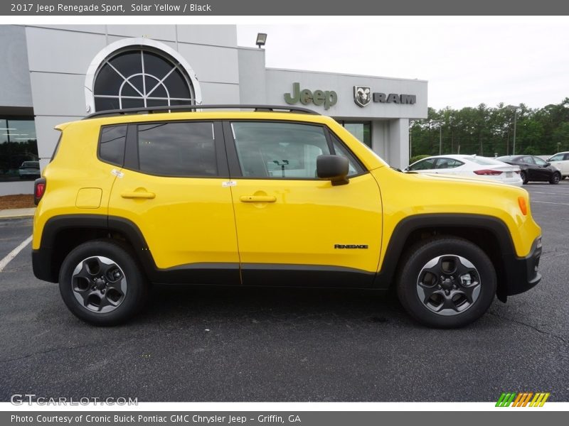 Solar Yellow / Black 2017 Jeep Renegade Sport