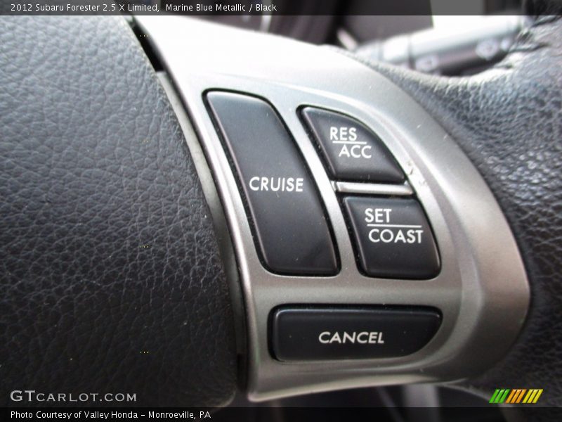 Marine Blue Metallic / Black 2012 Subaru Forester 2.5 X Limited