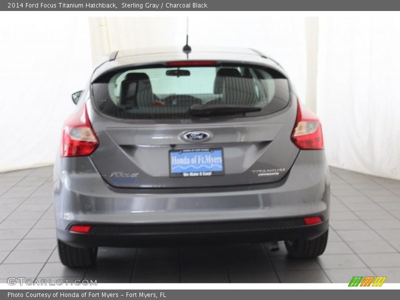 Sterling Gray / Charcoal Black 2014 Ford Focus Titanium Hatchback